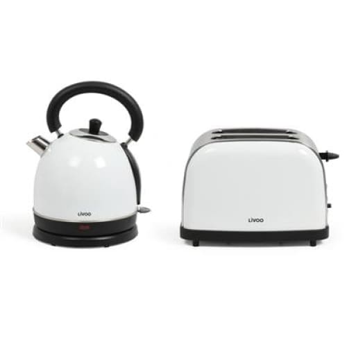 Set petit déjeuner LIVOO vintage blanc (DOD136W) Set petit déjeuner LIVOO vintage blanc (DOD136W)